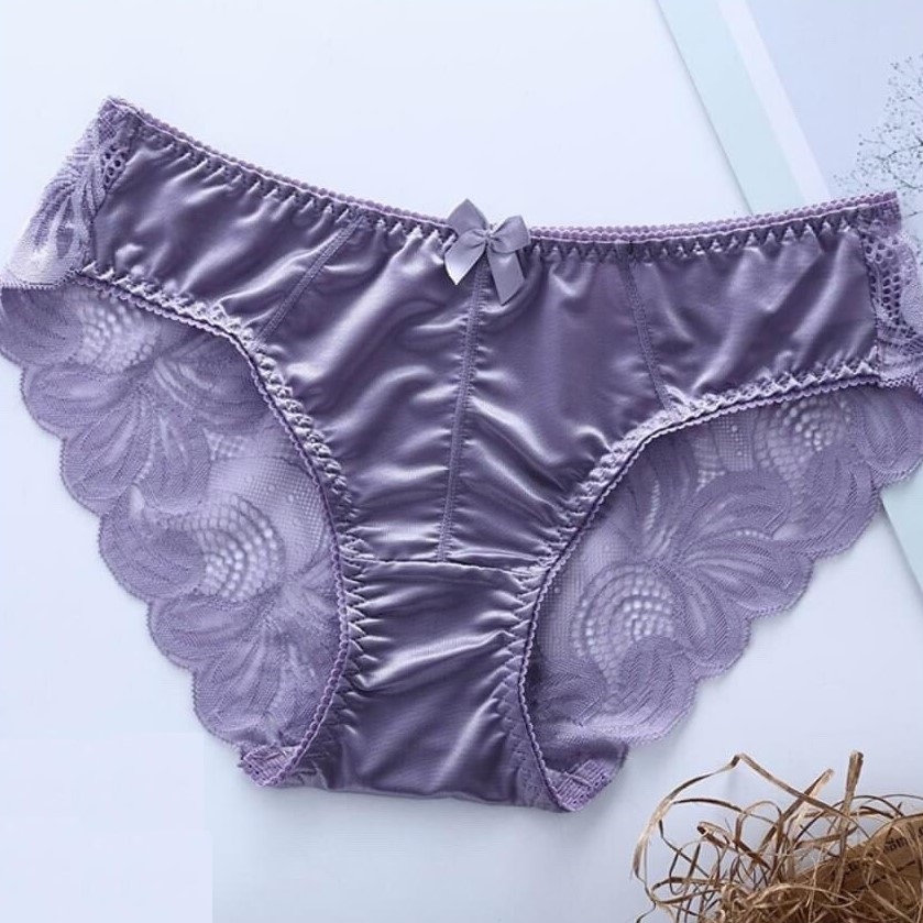 Combo 5 Quần Lót Ren Nữ Phi Lụa Dòng Cao Cấp - Quần Sịp Nữ N14