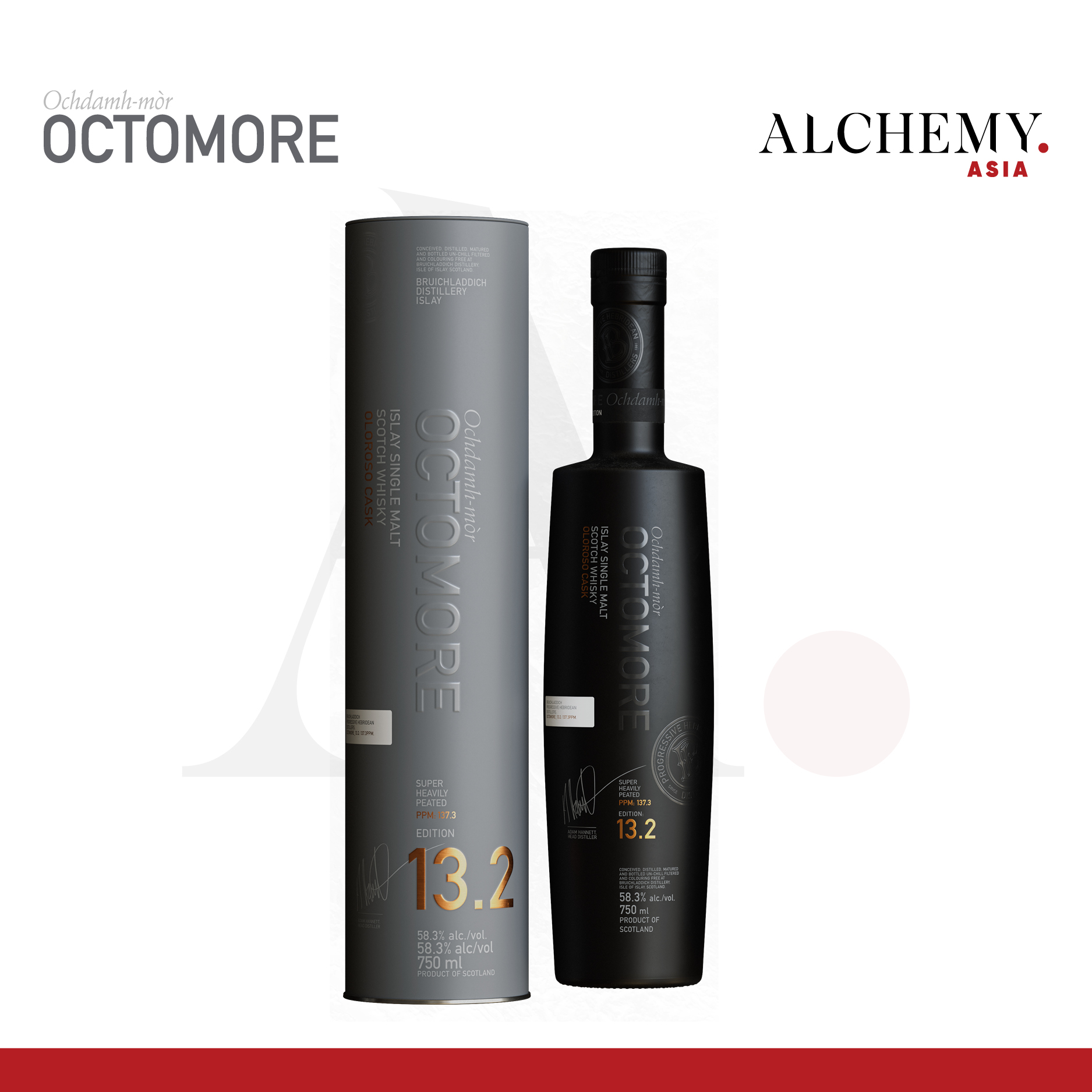 Rượu Octomore 13.2 Scotch Whisky Single Malt 58.3% 1x0.7L