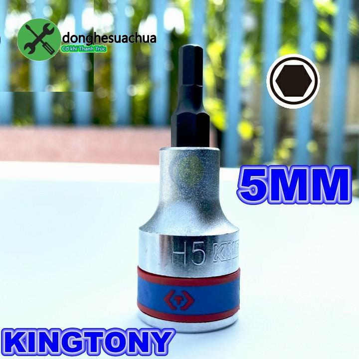 Tuýp lục giác 5mm Kingtony 402505 loại 1/2 dài 60mm