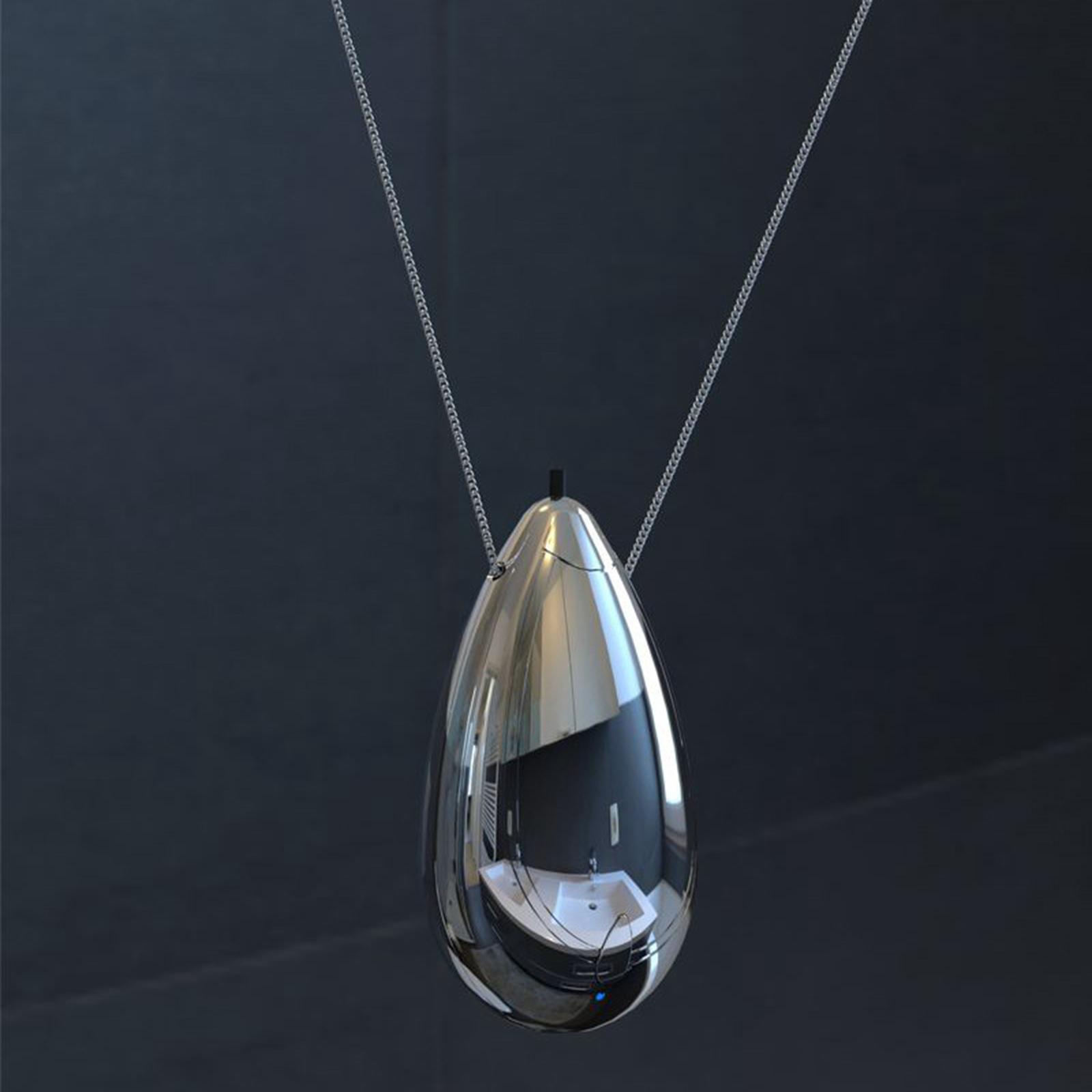 Wearable Air Purifier Super Quiet Personal Negative Ion Generator USB Portable Travel Size Necklace Style 20 millions/cm² Negative Nanometer Ions