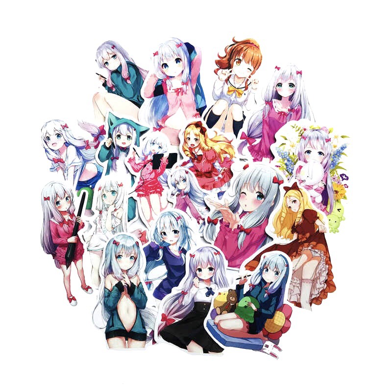 Sticker Sagiri Izumi set 30 ảnh có ép lụa