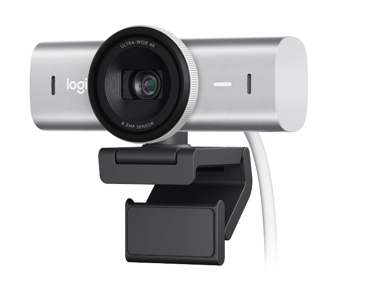 Webcam Logitech MX BRIO 4K ULTRA HD Đen/Xám - Hàng Chính Hãng