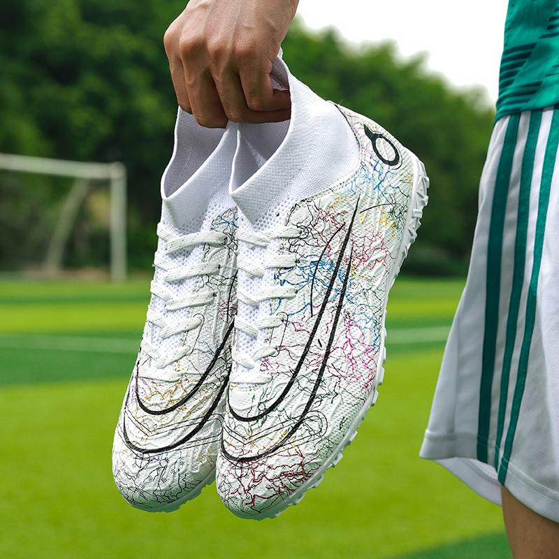 LLLSYLOVE giày thể thao bóng đá nam siêu nhẹ lưới trẻ em giày bóng đá chất lượng cao đào tạo chuyên nghiệp sân bóng đá giày