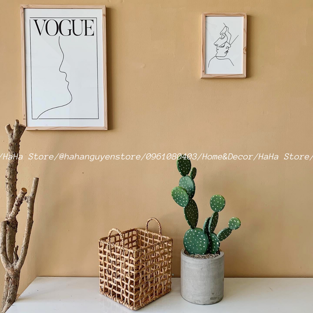 Giỏ Lục Bình Vuông DECOR Cây Cảnh - Giỏ đựng đồ đa năng GLB02
