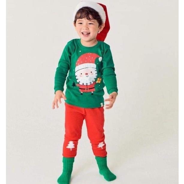 Bộ Giáng Sinh Cho Bé Bộ NOEL Dài Tay Cho Bé Trai Bé Gái Chất Cotton Cao Cấp Siêu Co Giãn Thấm Hút Mồ Hôi Tốt