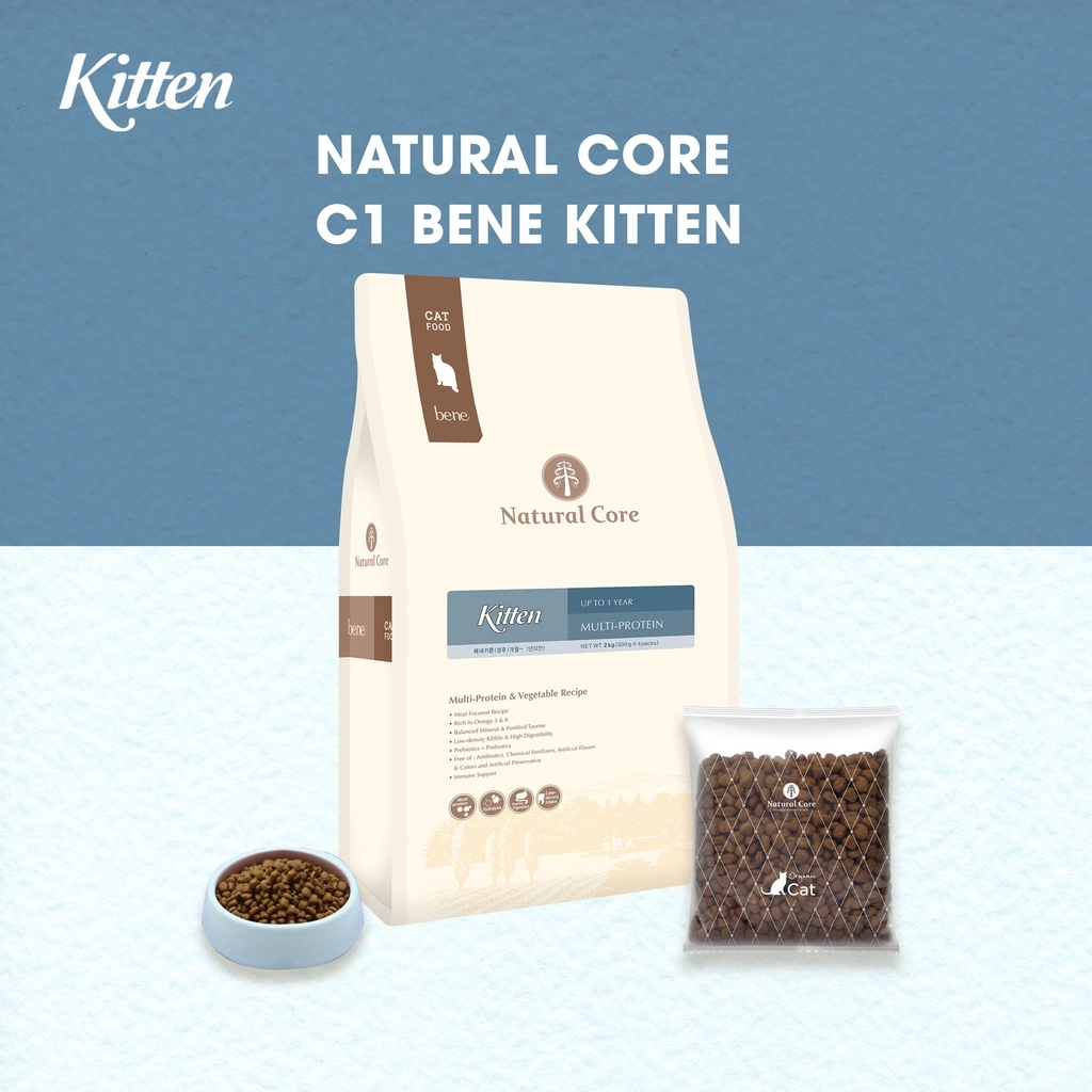 THỨC ĂN CHO MÈO CON NATURAL CORE C1 BENE KITTEN TÚI NGUYÊN 2KG