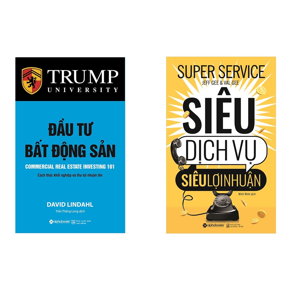 Combo Sách Kỹ Năng Đầu Tư: Đầu Tư Bất Động Sản + Siêu Dịch Vụ, Siêu Lợi Nhuận