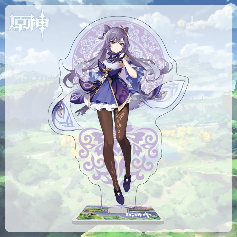 Standee GENSHIN IMPACT ver LẦN ĐẦU ĐẾN MONDSTADT Tượng Acrylic Anime mica chibi trang trí trưng bày mô hình