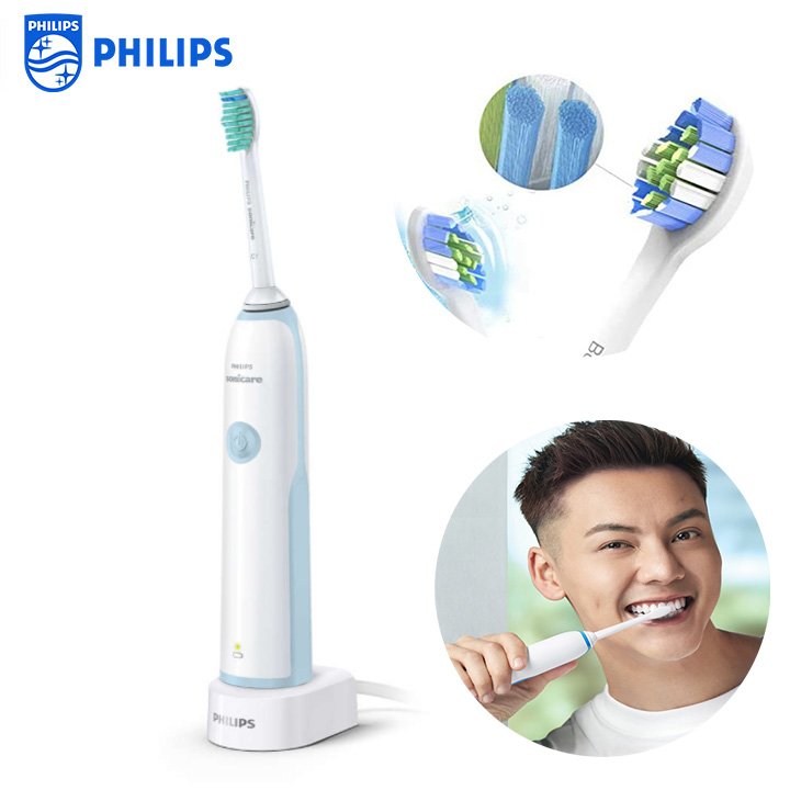 Bàn chải đánh răng điện Philips Sonicare 23.000 lần rung mỗi phút, 3 chế độ làm sạch thông minh - HÀNG NHẬP KHẨU