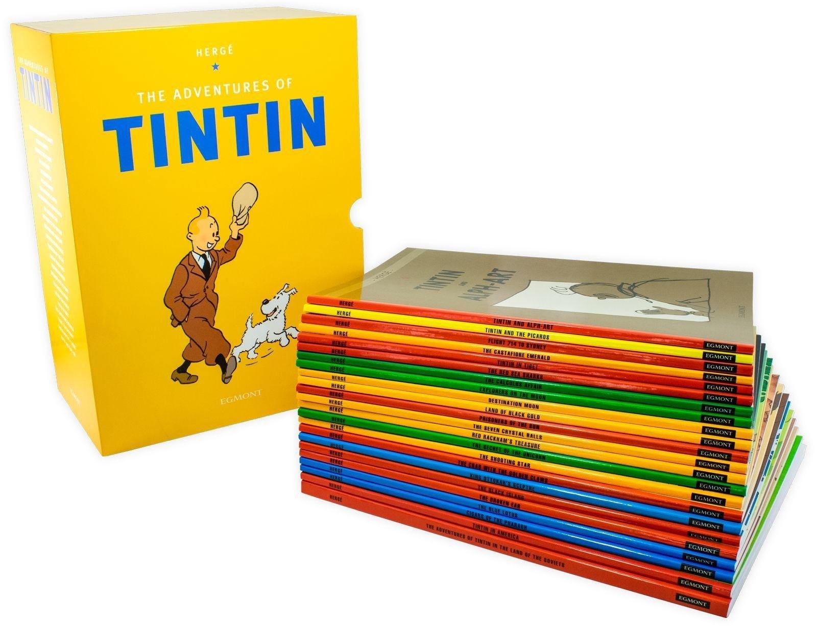 Tặng bộ nhập the adventures of tintin 23c box set