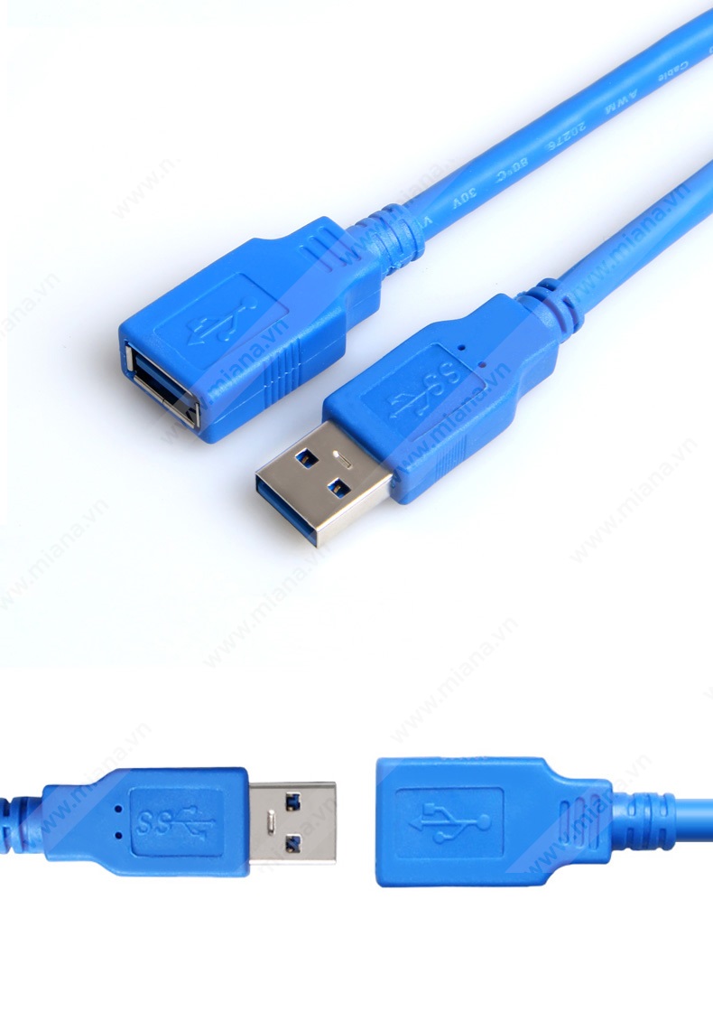 Cáp nối dài USB 3.0 1m SaiKang chính hãng