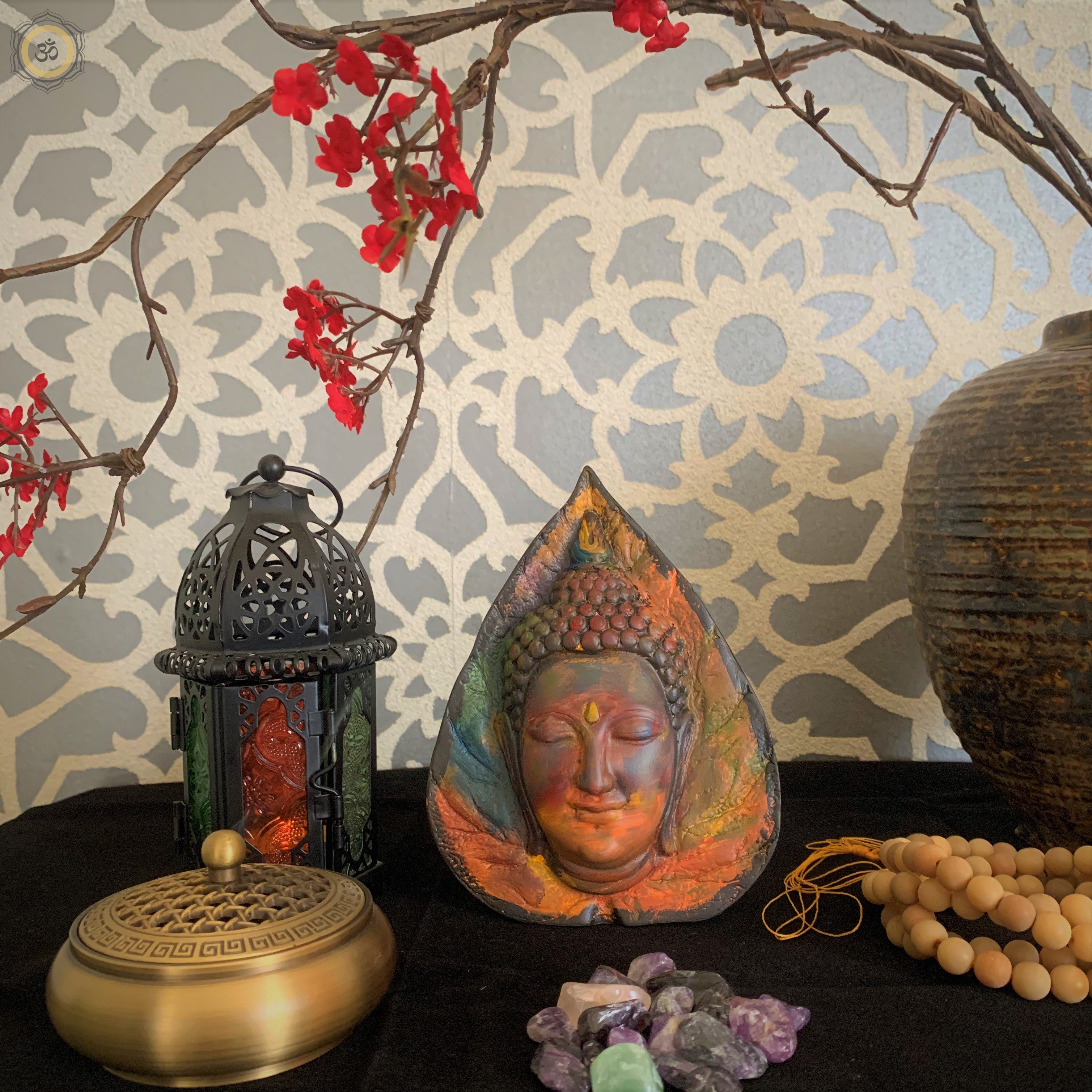 Phù Điêu Phật Lá Bồ Đề