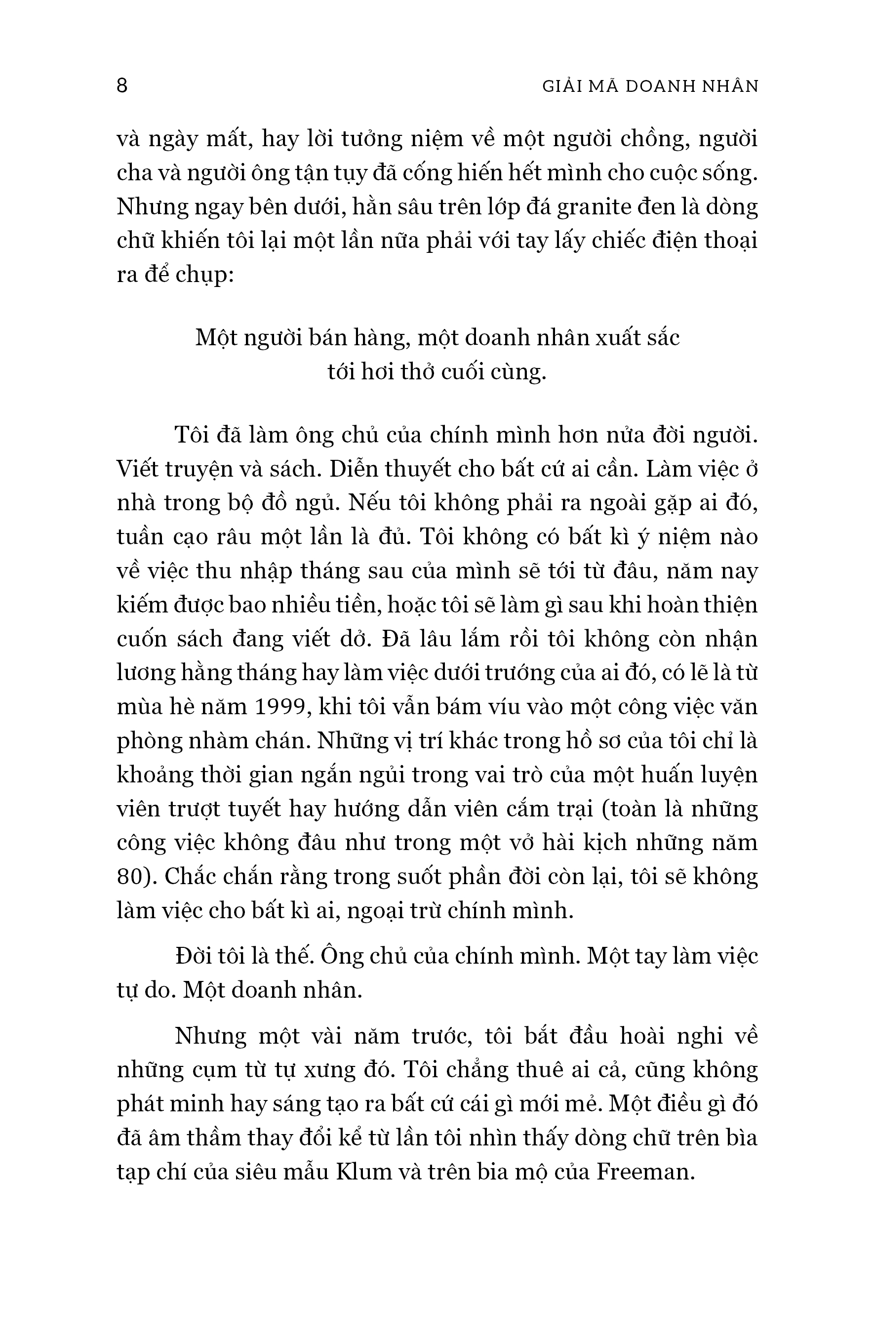 GIẢI MÃ DOANH NHÂN Những lầm tưởng trong công việc, cuộc sống và tâm hồn của các nhà khởi nghiệp