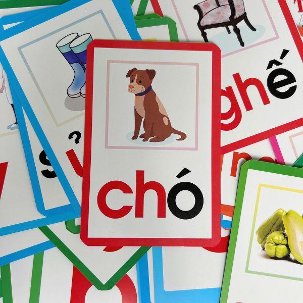 Sách - Flashcard - Bộ Thẻ Học Ghép Vần Tiếng Việt - Chữ Cái-Chữ Ghép Và Dấu Thanh (Tái Bản 2025)