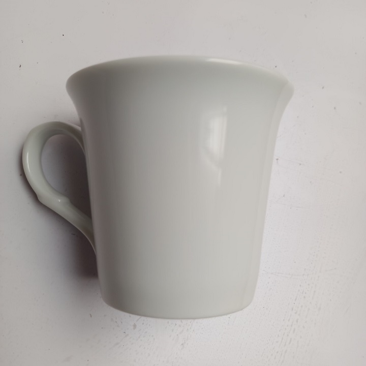 Cốc Sứ Miệng Loe Trắng Hàng Cao Cấp Dung Tích 250 ml