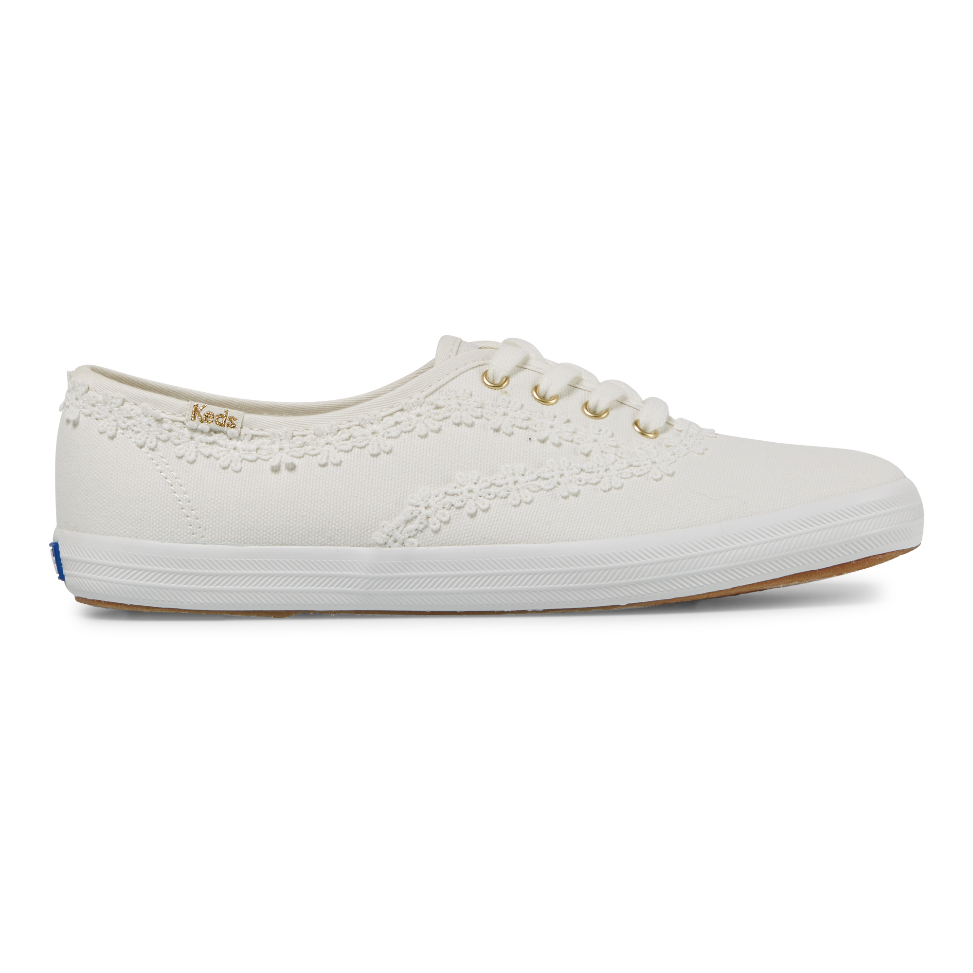 Giày Keds Nữ- Champion Crochet Trim White- KD066631