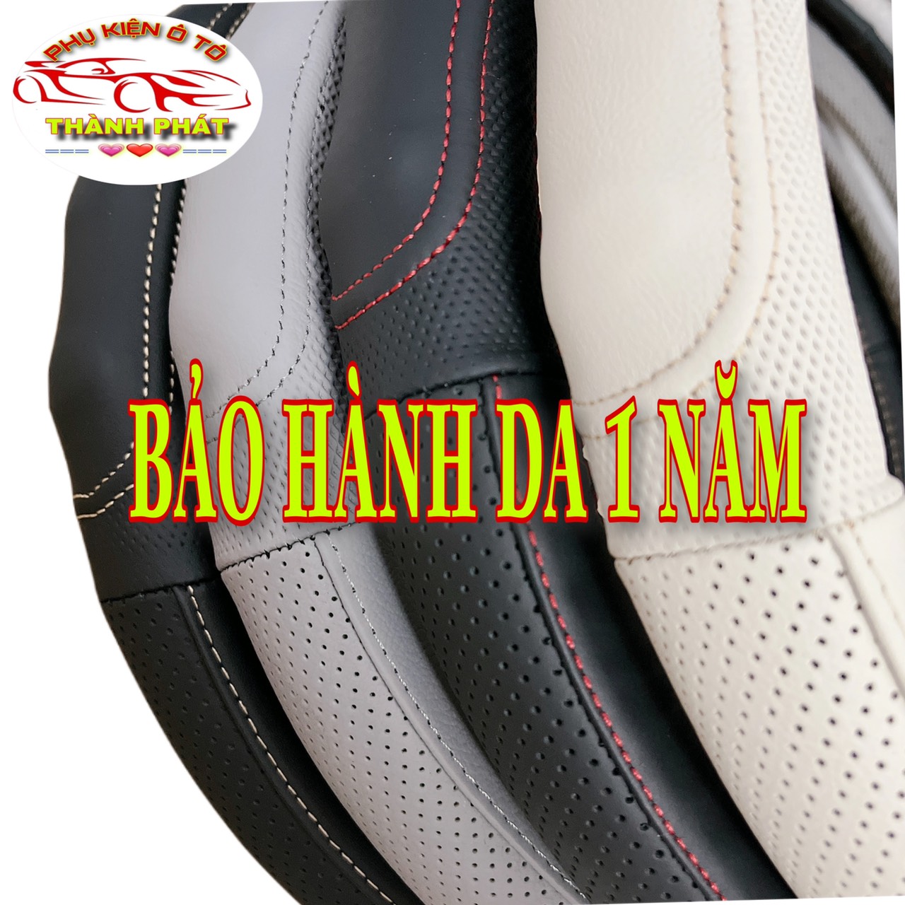 Bọc vô lăng tay lái ô tô xe hơi DA CỪU cao cấp dành cho xe 4 chỗ 5 chỗ 7 chỗ bán tải đường kính 38cm