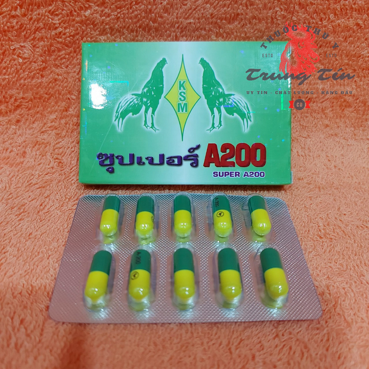 1 HỘP/ 10 VIÊN - Super A200 - SIÊU HIỆU QUẢ