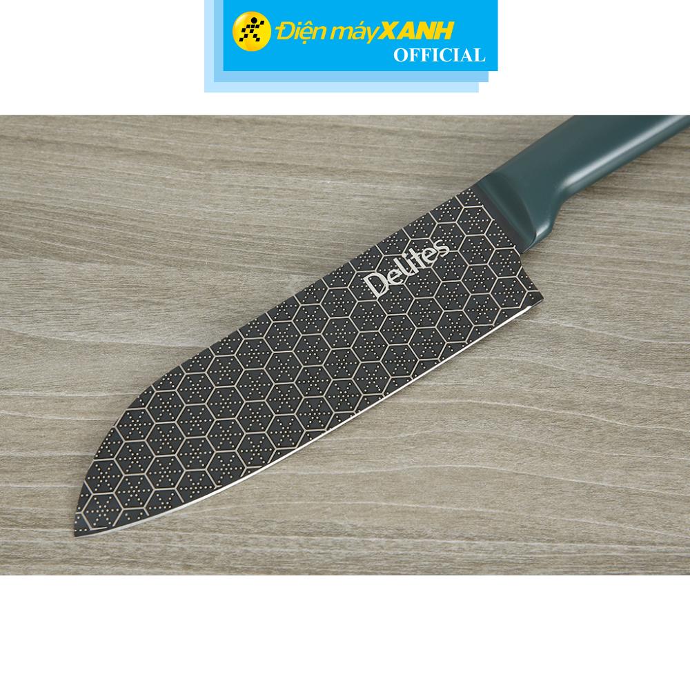 Dao thái inox Delites CW-H033 (Xanh) - Hàng Chính Hãng