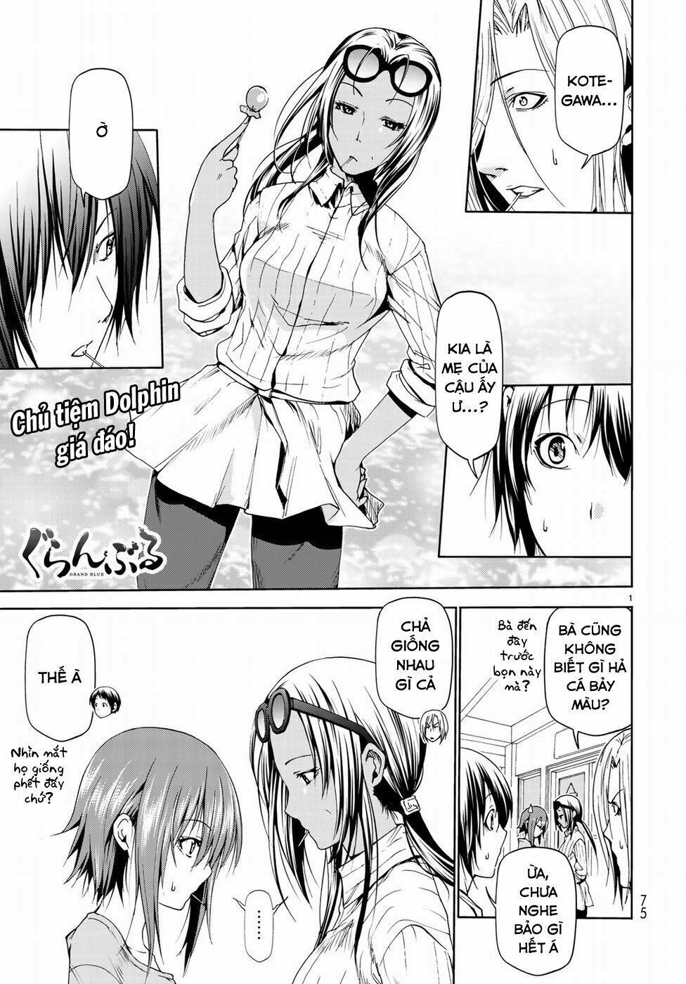 cô gái thích lặn - grand blue chapter 51 1