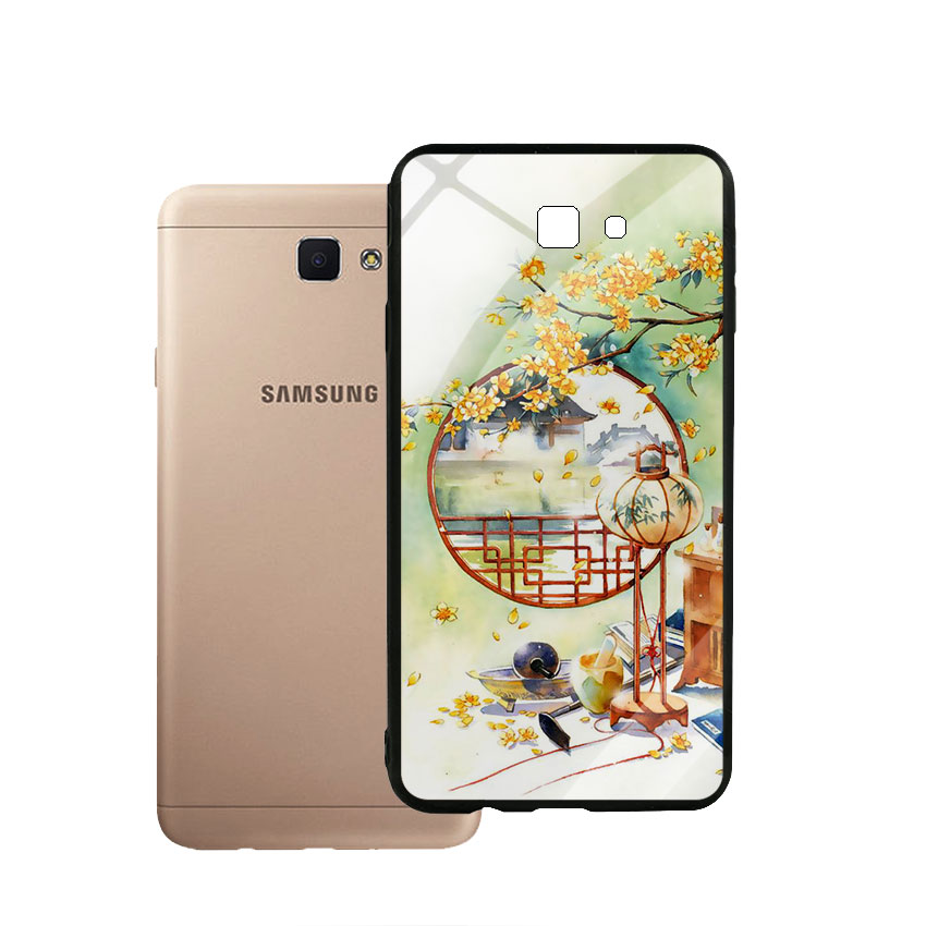 Ốp Lưng Kính Cường Lực cho điện thoại Samsung Galaxy J7 Prime - DHCL Mẫu 8