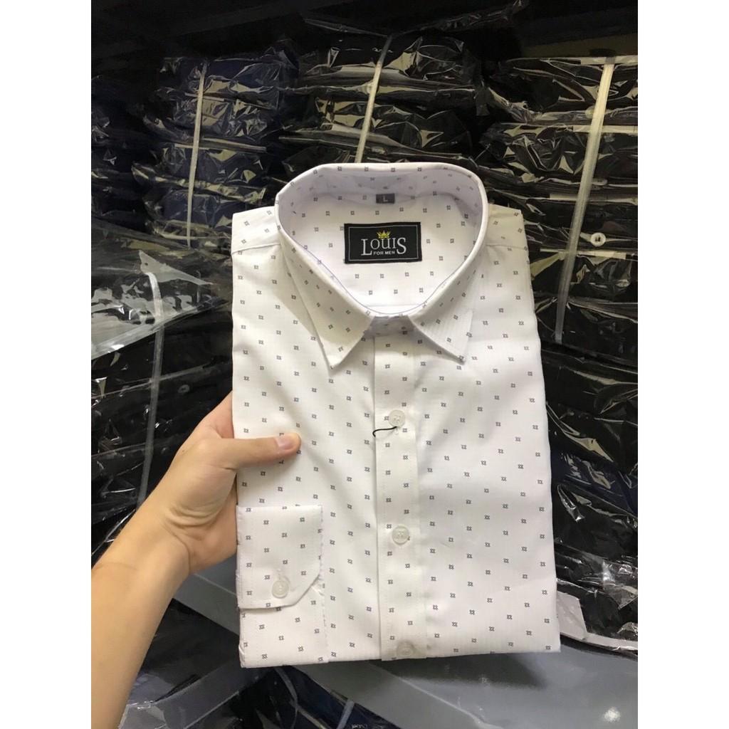 Áo sơ mi nam công sở dáng ôm cotton 85% -