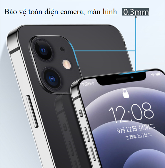 Ốp Lưng Silicon Trong Suốt Gor Cho Iphone 11/ 11 Pro/ 11 Pro Max/ 12/ 12 Pro/ 12 Pro Max/ XR/ Xs Max/ XS Có Gờ Bảo Vệ Camera - Hàng Nhập Khẩu
