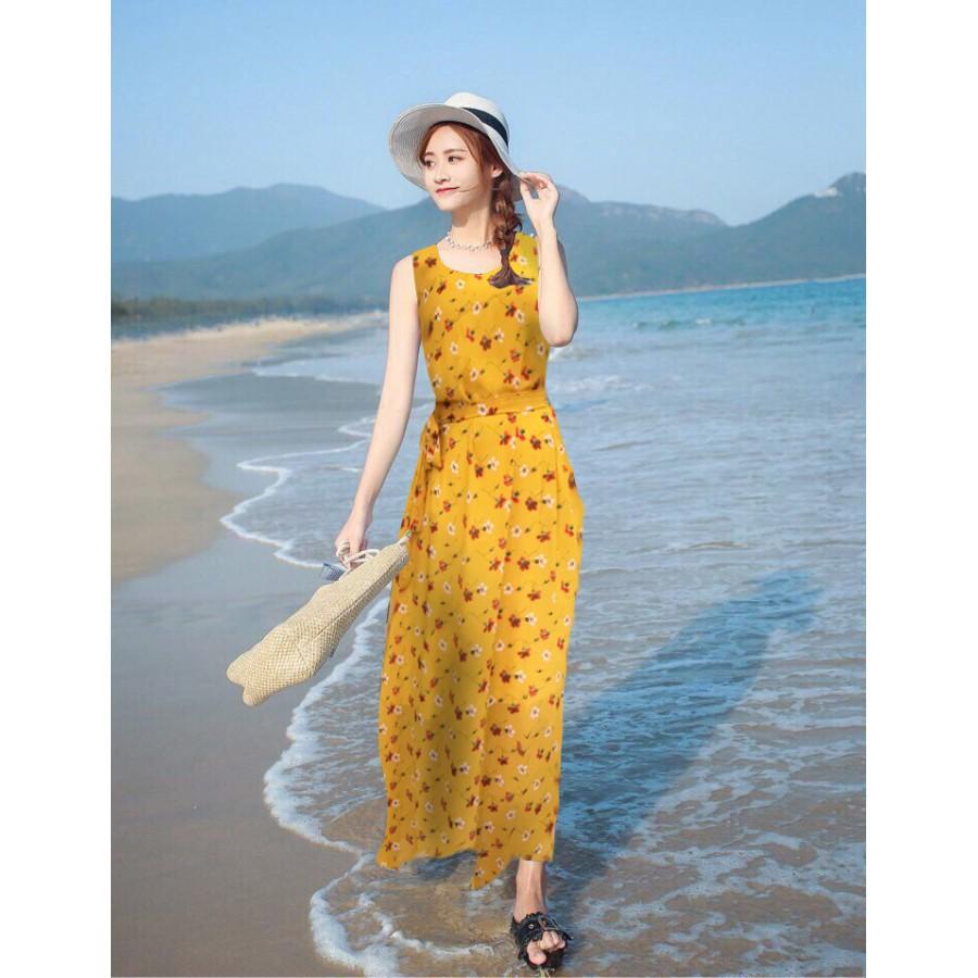 Đầm Váy Nữ Maxi Hoa Duyên Dáng - MH035