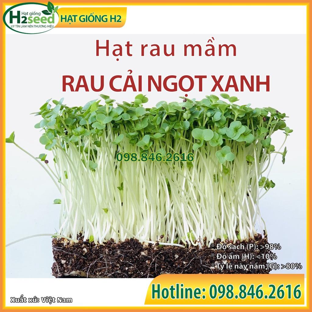 Gói 100g Hạt rau mầm rau cải ngọt xanh - chất lượng tốt, nảy mầm đều