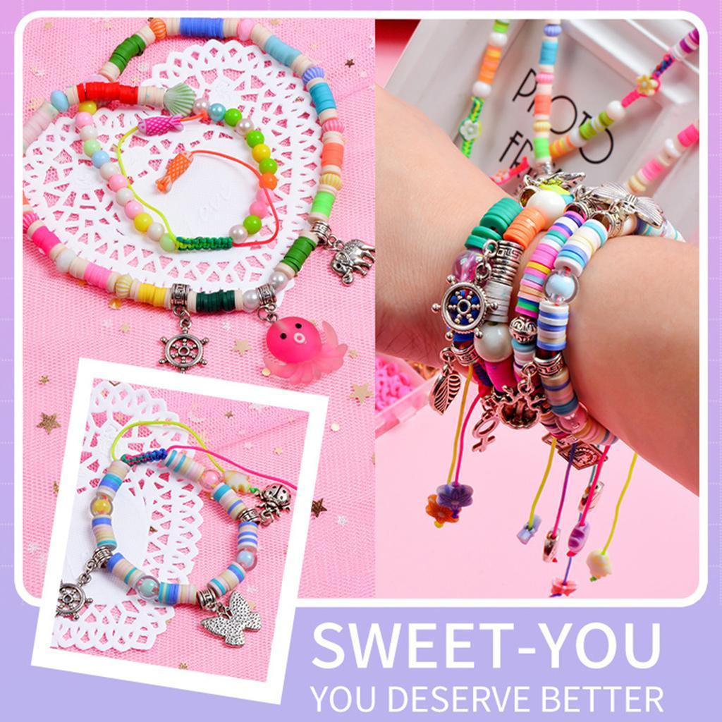 Polymer Clay beads  Disc Beads Letter Beads Spacer Beads for Craft Findings Earring Bracelets Necklace