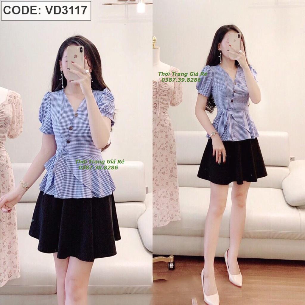 ÁO CỔ V THẮT NƠ EO XINH XẮN