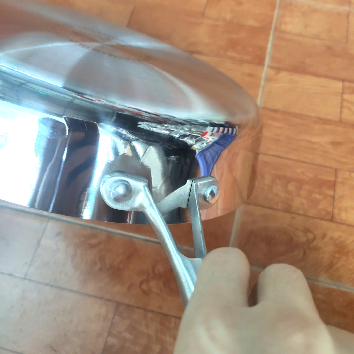 Chảo Inox 304 đúc liền khối 3 lớp Kalpen Luxus size 26cm, bảo hành 5 năm