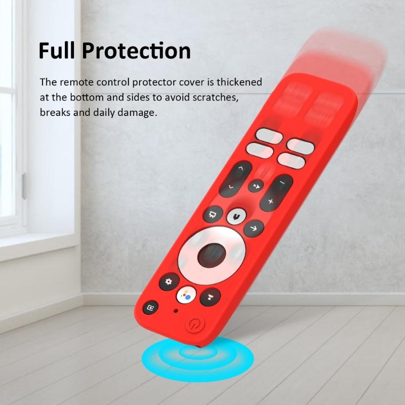 Vỏ bảo vệ từ xa bằng silicon cho MECOOL KD3 Android stick Tay cầm điều khiển từ xa Vỏ thân thiện với da Vỏ phát sáng Màu sắc: Trắng