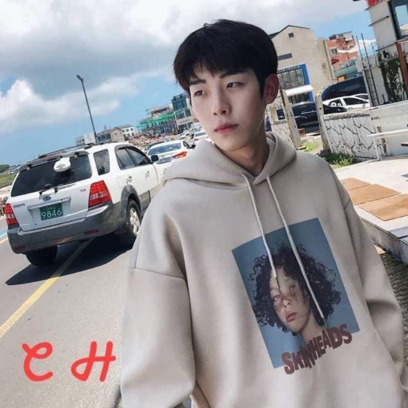 áo hoodie thời trang thu đông nam nữ - áo hoodie nỉ bông cậu bé tóc xù - form thụng cánh dơi unisex, freesize ulzzang