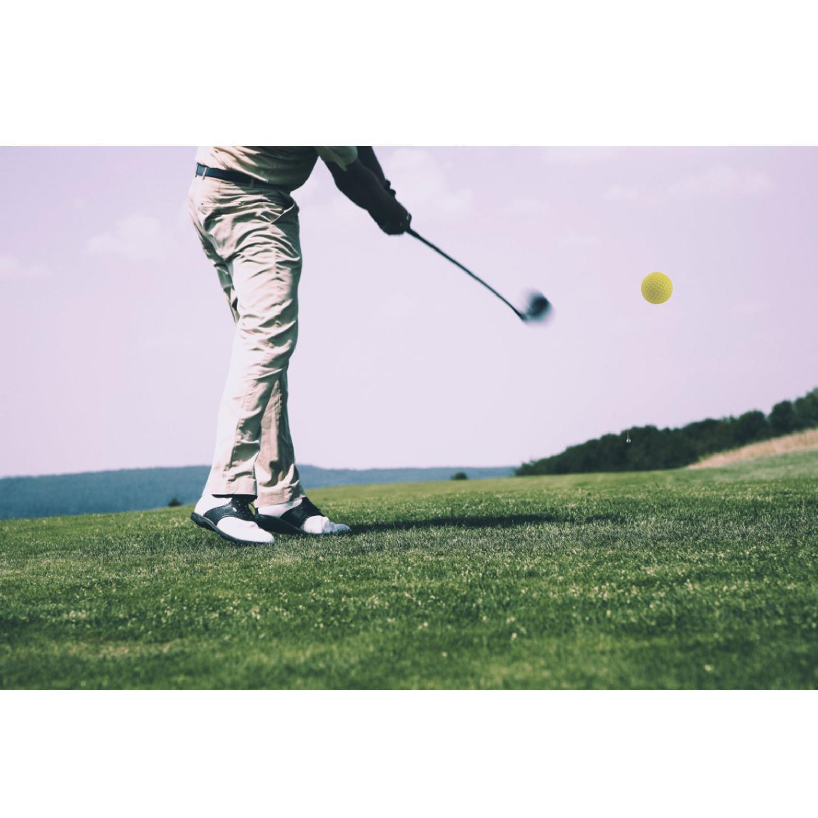 Set of 10 Golf Practice Ball Outdoor Sports PU 1.65inch for Training Aid