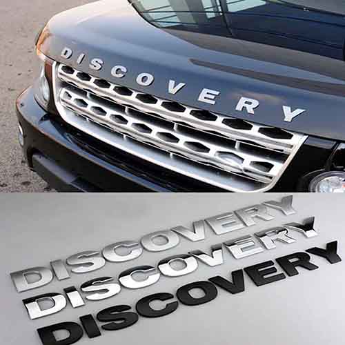 Logo Chữ Dán Discovery Ô tô - 3 Màu Để Bạn Lựa Chọn