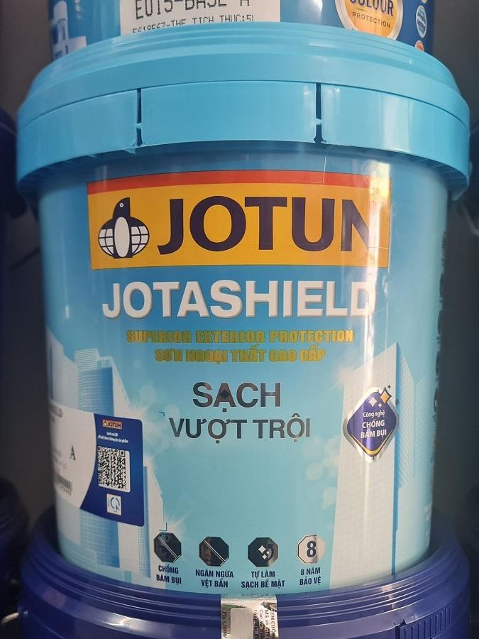 Sơn tường nhà JOTUN JOTASHILED SẠCH VƯỢT TRỘI 15L chống bám bụi (Sơn ngoại thất)