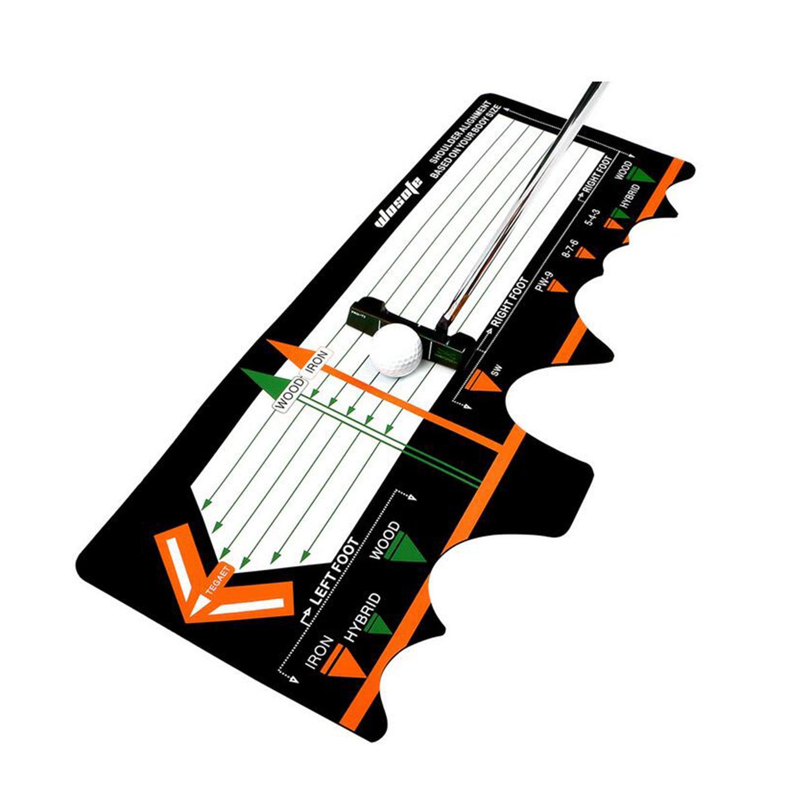 Golf Practice Swing Mat, Golf Swing Practice for Swing Detection Batting, Golf Pad for Driving Range Golf Accessories