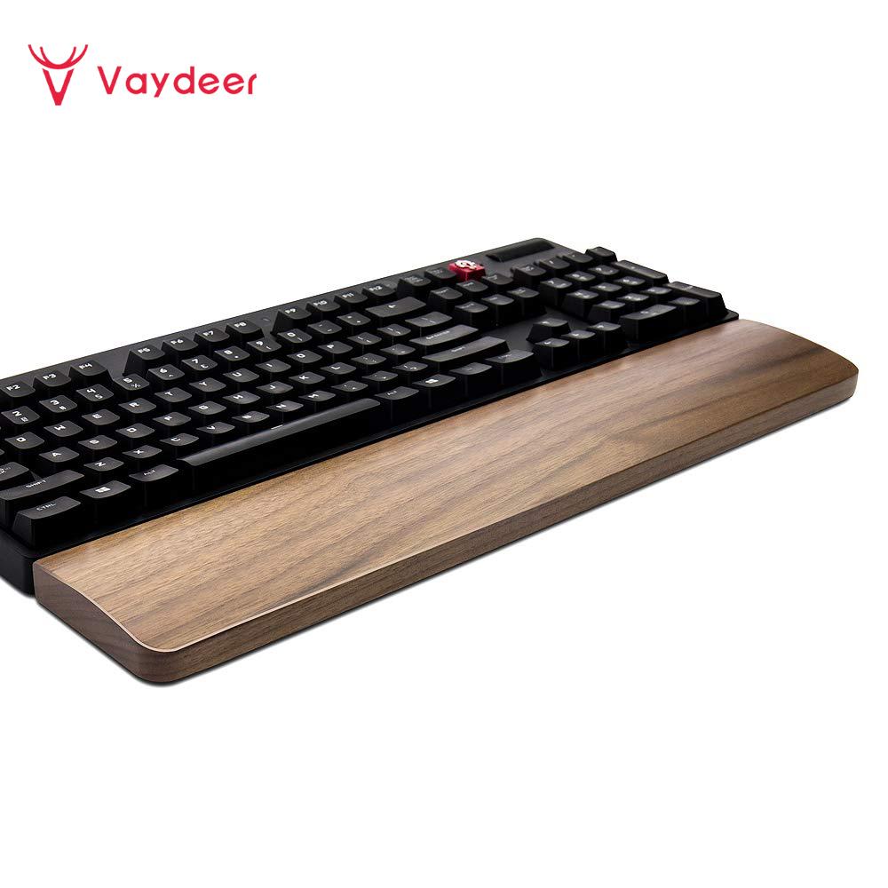 Bàn phím gỗ óc chó Đệm kê cổ tay Bàn chơi game công thái học Vaydeer Hỗ trợ đệm cổ tay