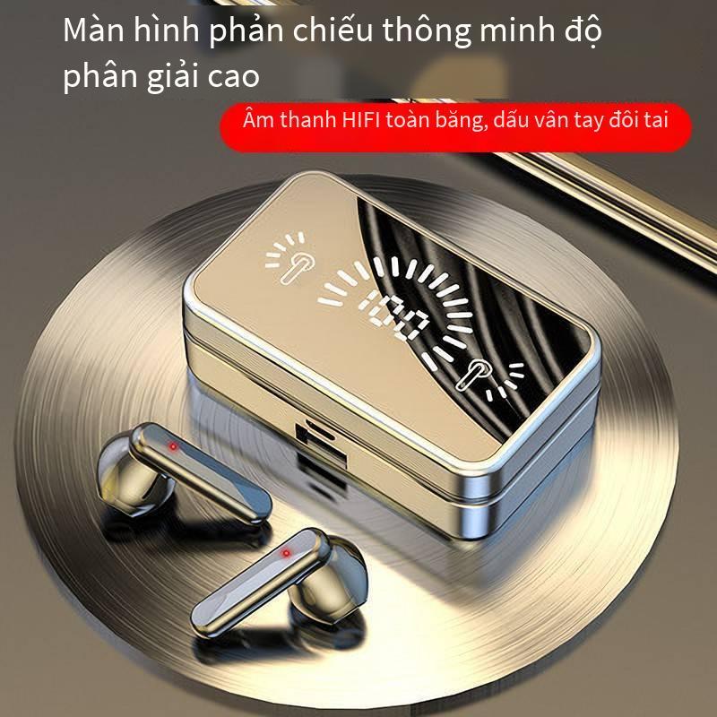 Đảm bảo chất lượng nổ S20 QB20 tai nghe bluetooth TWS gương không dây màn hình hiển thị kỹ thuật số tai nghe bluetooth thể thao bán trong tai