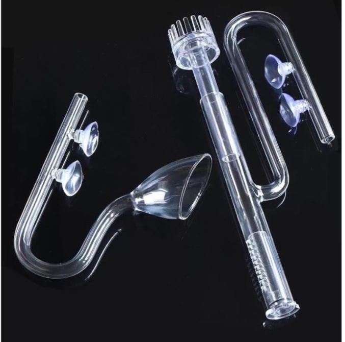 BỘ IN - OUT THỦY TINH FI 12, FI16 CÓ LỌC VÁNG CHO BỂ THỦY SINH