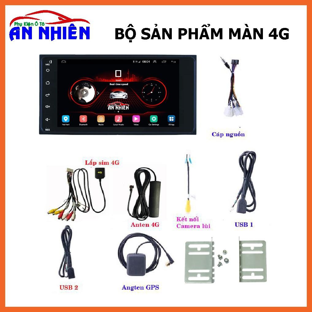 Màn Hình Android 7 inch Cho Các Dòng Xe TOYOTA - Đầu DVD Android Tặng Kèm Giắc Nguồn Zin Toyota