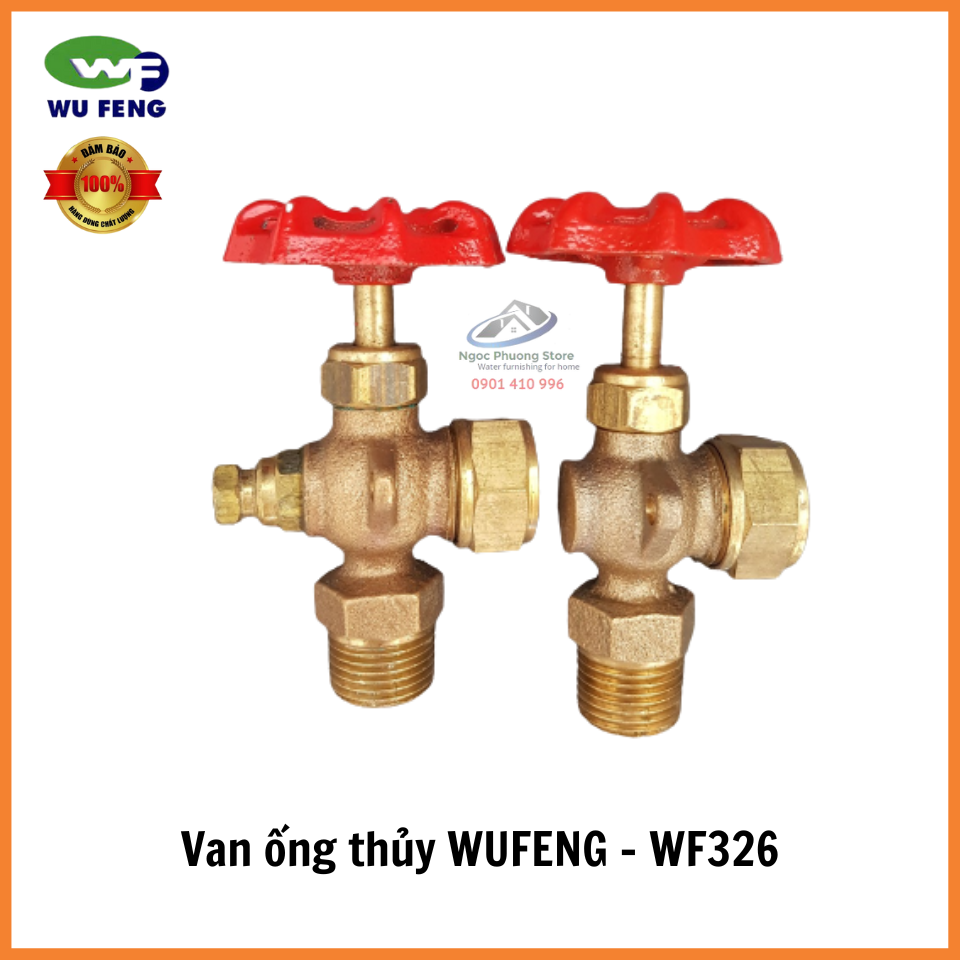 Van Ống Thủy WUFENG Dùng Đo Mức Chất Lỏng Trong Nồi Hơi, Bình Kín Hoặc Bình Chứa, Ren 21mm WF326