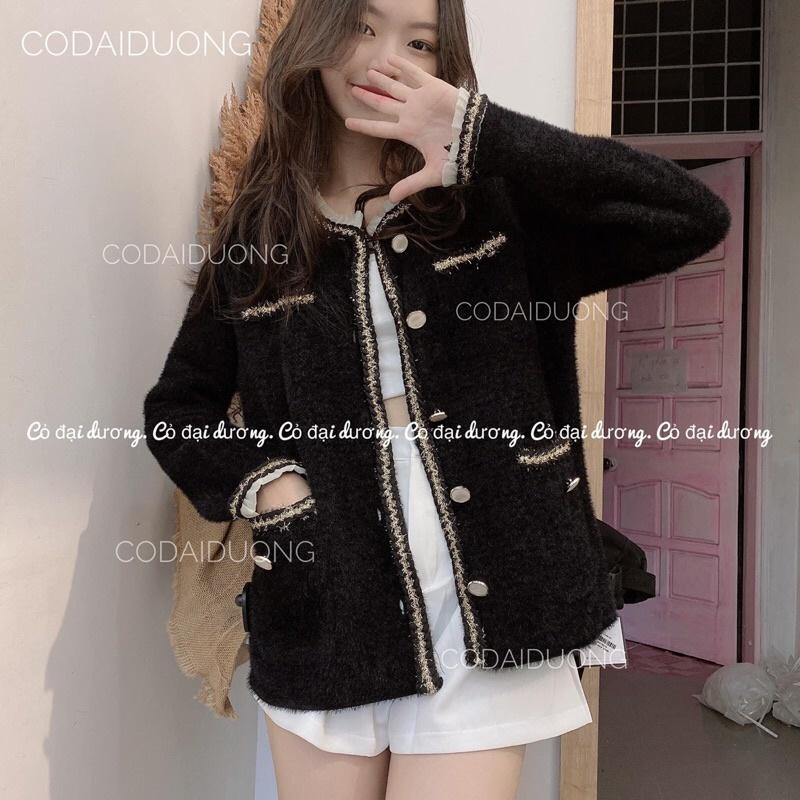 Áo dạ viền bèo