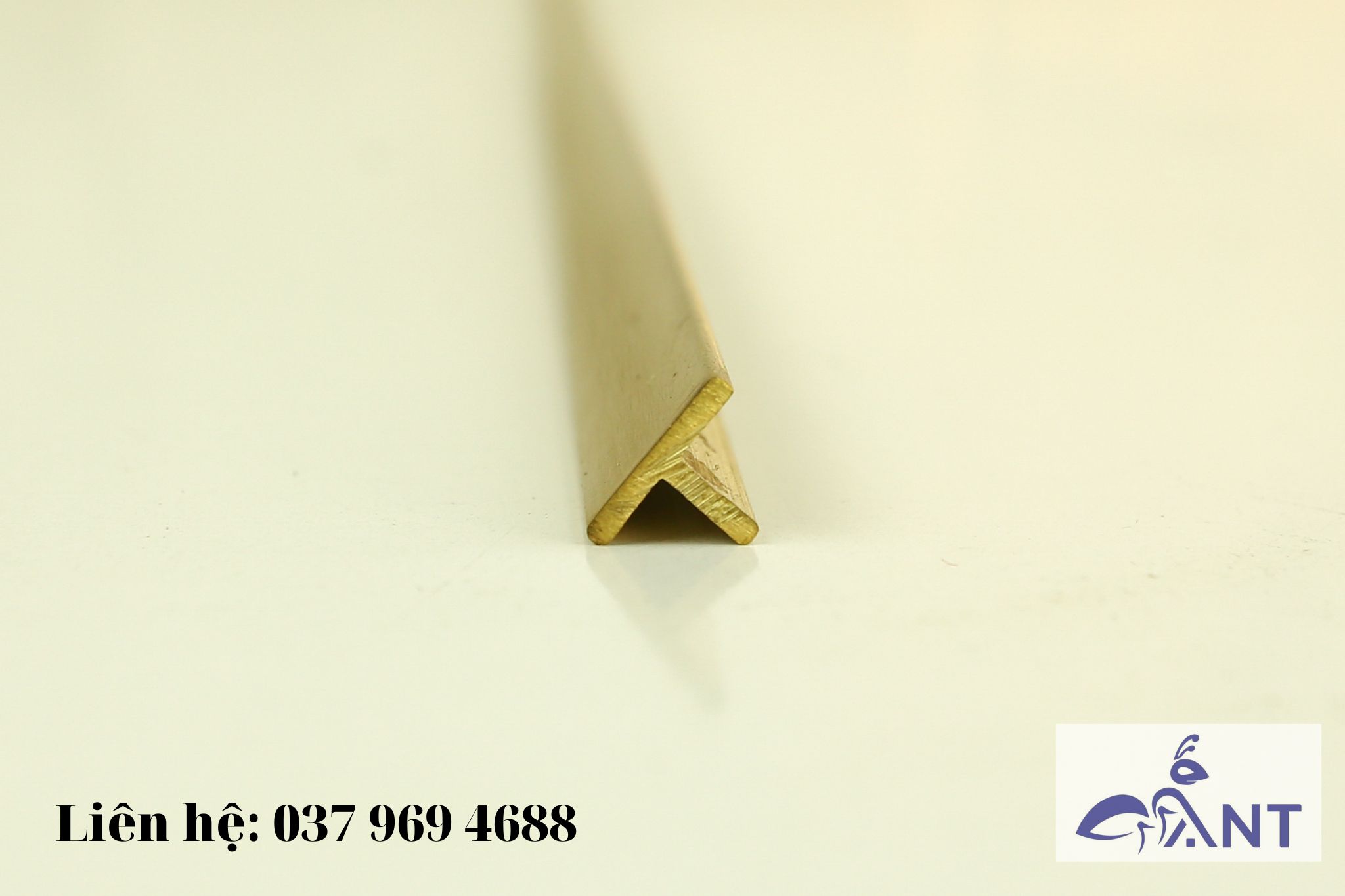 Nẹp đồng t10 mặt thẳng, nẹp đồng chữ t, thanh dài 4m, hỗ trợ cắt theo kích thước, trang trí nhà cửa