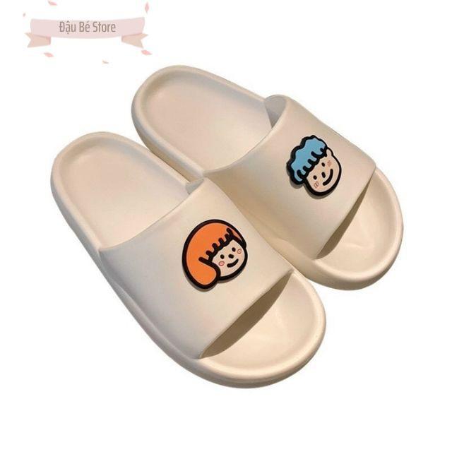 Dép lê đế bánh mì Ulzzang Boy & Girl dép lê nữ nhiều màu siêu êm chống trơn trượt - DAUBE - D002