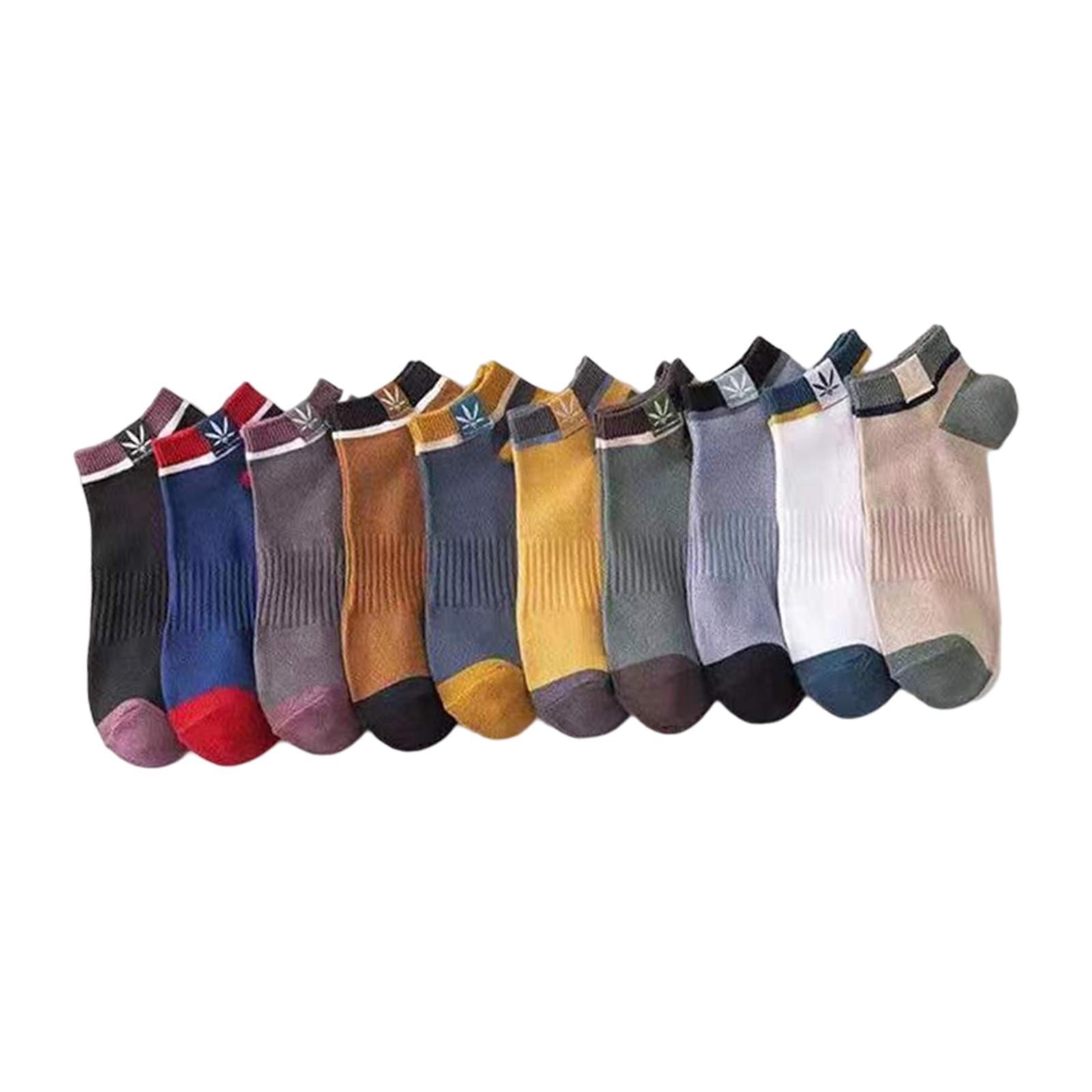 10 Pairs Mens Ankle Socks Low Cut Comfort Sweat Wicking Casual for Running