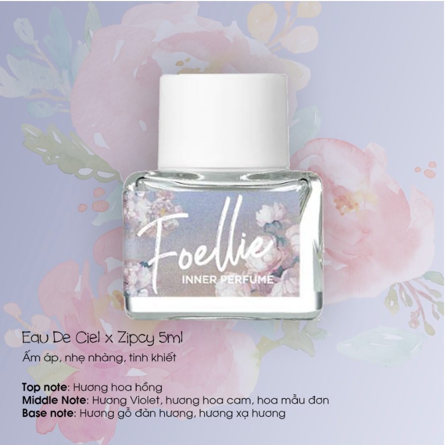 [Foellie x Zipcy] Nước Hoa Vùng Kín Foellie Inner Perfume 5ml