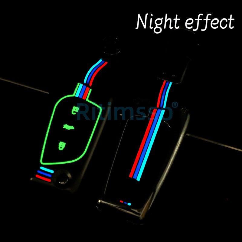 Ốp khóa kim loại Toyota Fortuner, Innova, Altis, Hilux Mẫu Chìa Cơ bảo vệ khóa bằng hợp kim cao cấp