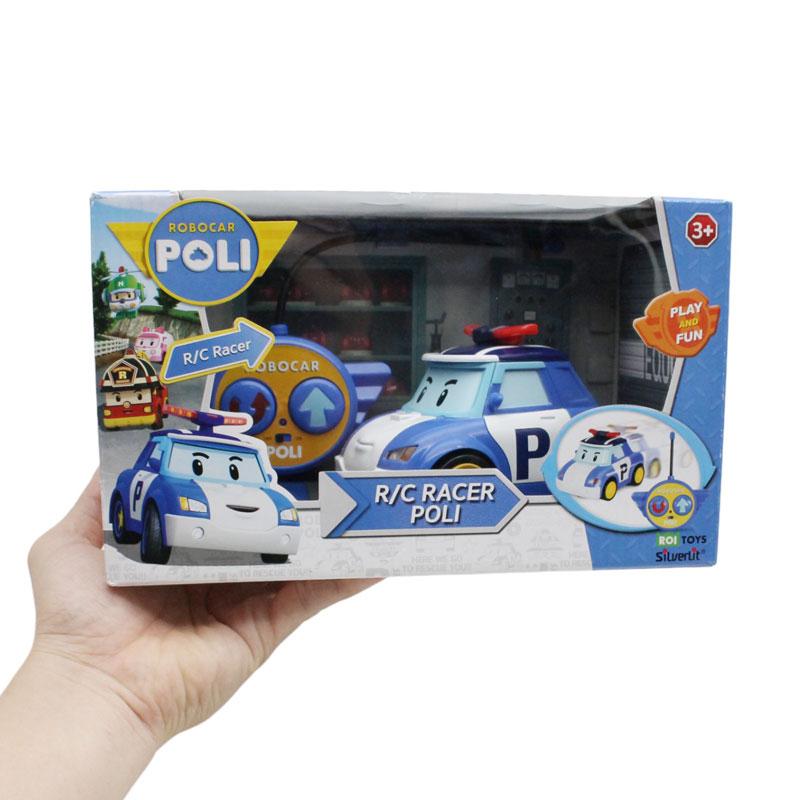 Đồ Chơi Mô Hình Xe Cảnh Sát Poli Điều Khiển Có Đèn Và Âm Thanh - Robocar Poli 83187